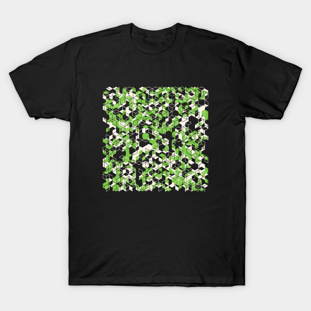 Geometric Exploration VI - Data Chaos T-Shirt by Koyaanisqatsian